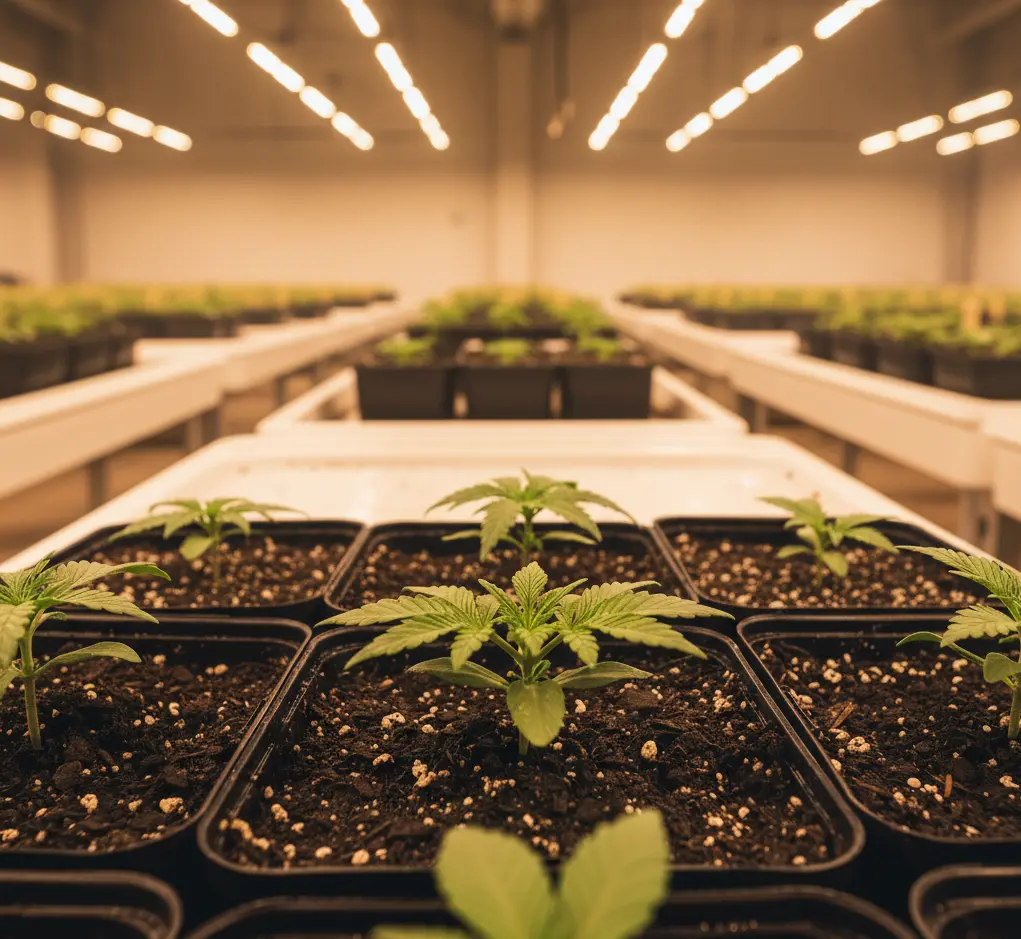 A selection of different cannabis strains representing choice